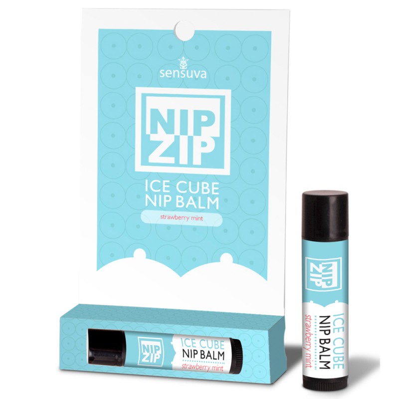 Sensuva Nip Zip Kissable Nipple Balm - Strawberry Mint